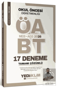 2026 MEB-AGS ÖABT Okul Öncesi Öğretmenliği Tamamı Çözümlü 17 Deneme