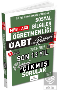 2026 MEB-AGS ÖABT Sosyal Bilgiler ÖABTnin Rehberi Konularına Göre Tasnif Edilmiş Son 13 Yıl Orijinal Video Çözümlü Çıkmış Sınav Soruları