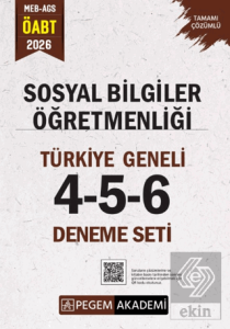 2026 MEB AGS ÖABT Sosyal Bilgiler Öğretmenliği Tamamı Çözümlü Türkiye Geneli 4-5-6 (3lü Deneme Seti)