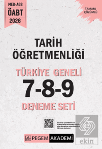 2026 MEB AGS ÖABT Tarih Öğretmenliği Tamamı Çözümlü Türkiye Geneli 7-8-9 (3lü Deneme Seti)