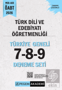 2026 MEB AGS ÖABT Türk Dili ve Edebiyatı Öğretmenliği Tamamı Çözümlü Türkiye Geneli 7-8-9 (3lü Deneme Seti)