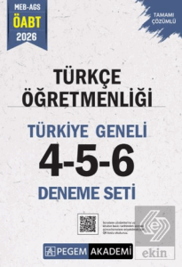 2026 MEB AGS ÖABT Türkçe Öğretmenliği Tamamı Çözümlü Türkiye Geneli 4-5-6 (3lü Deneme Seti)