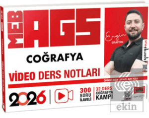 2026 MEB-AGS Öğretmen Adayları İçin Coğrafya Video Ders Notlar