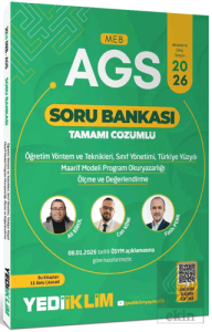 2026 MEB AGS ÖYT Sınıf Yönetimi TYMM Program Okuryazarlığı Ölçme ve Değerlendirme Tamamı Çözümlü Soru Bankası