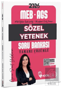 2026 MEB-AGS Sözel Yetenek Soru Bankası Çözümlü