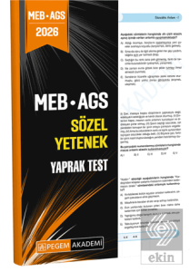2026 MEB AGS Sözel Yetenek Yaprak Test
