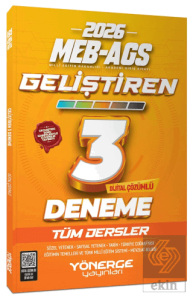 2026 MEB-AGS Tüm Dersler Geliştiren 3 Deneme Çözümlü
