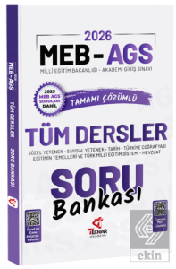 2026 MEB-AGS Tüm Dersler Soru Bankası Çözümlü
