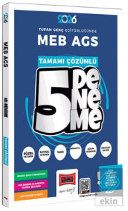 2026 MEB-AGS Tüm Dersler Tamamı Çözümlü 5 Deneme Sınavı