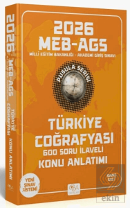2026 MEB-AGS Türkiye Coğrafyası Konu Anlatımı Pusula Serisi