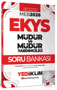 2026 MEB EKYS Müdür ve Müdür Yardımcılığı Soru Bankası