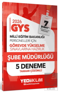 2026 MEB GYS Şube Müdürlüğü Tamamı Çözümlü 5 Deneme