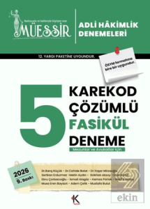 2026 Müessir Adli Hakimlik Denemeleri Karekod Çözümlü