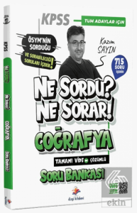 2026 Ne Sordu Ne Sorar KPSS Coğrafya Tamamı Video Çözümlü Soru Bankası