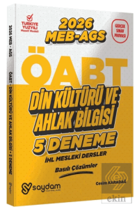 2026 ÖABT MEB-AGS Din Kültürü ve Ahlak Bilgisi Öğretmenliği 5 Deneme Çözümlü