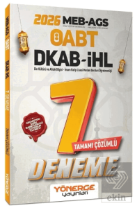 2026 ÖABT MEB-AGS DKAB Din Kültürü ve Ahlak Bilgisi, İmam Hatip Lisesi Öğretmenliği 7 Deneme Çözümlü