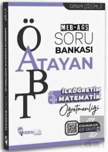 2026 ÖABT MEB-AGS İlköğretim Matematik Öğretmenliği Atayan Soru Bankası Çözümlü