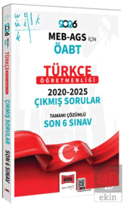2026 ÖABT MEB-AGS Türkçe Öğretmenliği Tamamı Çözümlü Son 6 Sınav Çıkmış Sorular