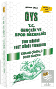 2026 T.C. Gençlik ve Spor Bakanlığı GYS Yurt Müdürü - Yurt Müdür Yardımcısı Tamamı Çözümlü Soru Bankası