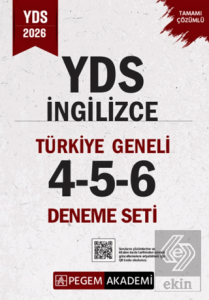 2026 YDS İngilizce Tamamı Çözümlü Türkiye Geneli 4-5-6 (3lü Deneme Seti)