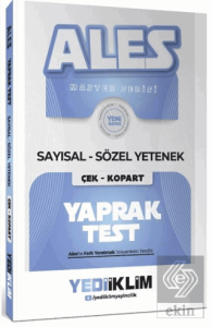 2027 ALES Master Serisi Sayısal Sözel Yetenek Çek Kopart Yaprak Test