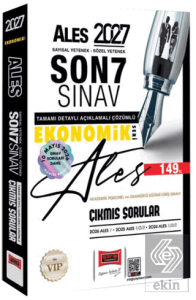 2027 ALES Sayısal-Sözel Yetenek Son 7 Sınav Çıkmış Sorular (Ekonomik Seri)