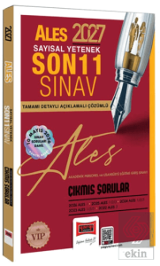 2027 ALES Sayısal Yetenek Son 11 Sınav Tamamı Çözümlü Çıkmış Sorular