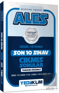 2027 ALES Sözel Yetenek Master Serisi Tamamı Çözümlü Son 10 Sınav Çıkmış Sorular