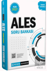 2027 ALES Tamamı Çözümlü Soru Bankası