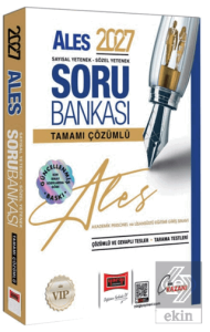 2027 ALES VİP Sayısal-Sözel Yetenek Tamamı Çözümlü Soru Bankası