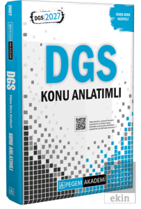 2027 DGS Konu Anlatımlı