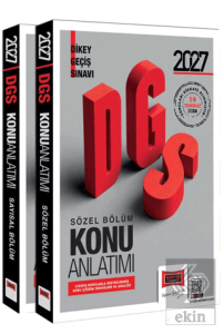 2027 DGS Sayısal-Sözel Bölüm Konu Anlatımlı Modüler Set
