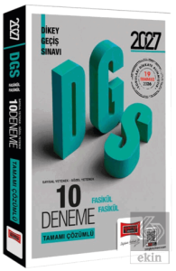 2027 DGS Sayısal - Sözel Yetenek Tamamı Çözümlü Fasikül Fasikül 10 Deneme