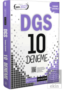 2027 DGS Tamamı Çözümlü 10 Deneme