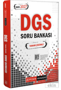 2027 DGS Tamamı Çözümlü Soru Bankası