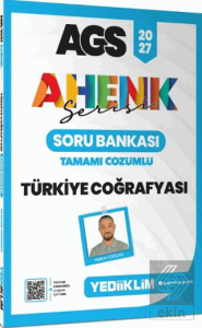 2027 MEB AGS Ahenk Serisi Türkiye Coğrafyası Tamamı Çözümlü Soru Bankası