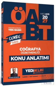 2027 MEB AGS ÖABT Cemre Serisi Coğrafya Öğretmenliği Konu Anlatımı