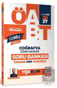 2027 MEB AGS ÖABT Cemre Serisi Coğrafya Öğretmenliği Tamamı Çözümlü Soru Bankası