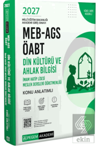 2027 MEB-AGS ÖABT Din Kültürü ve Ahlak Bilgisi Öğretmenliği Konu Anlatımlı