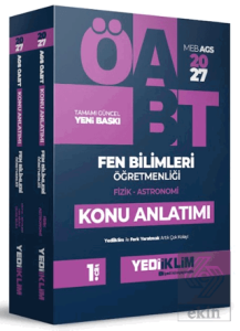 2027 MEB AGS ÖABT Fen Bilimleri Öğretmenliği Konu Anlatımı 2 Cilt