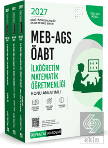 2027 MEB AGS ÖABT İlköğretim Matematik Konu Anlatımlı (3 Kitap)