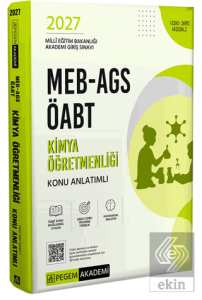 2027 MEB AGS ÖABT Kimya Öğretmenliği Konu Anlatımlı
