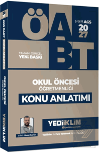 2027 MEB AGS ÖABT Okul Öncesi Öğretmenliği Konu Anlatımı