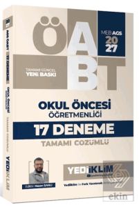 2027 MEB AGS ÖABT Okul Öncesi Öğretmenliği Tamamı Çözümlü 17 Deneme