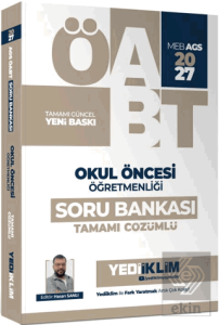 2027 MEB AGS ÖABT Okul Öncesi Öğretmenliği Tamamı Çözümlü Soru Bankası