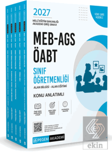2027 MEB AGS ÖABT Sınıf Öğretmenliği Alan Bilgisi - Alan Eğitimi Konu Anlatımlı Set (5 Kitap)