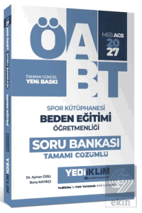 2027 MEB AGS ÖABT Spor Kütüphanesi Beden Eğitimi Öğretmenliği Tamamı Çözümlü Soru Bankası