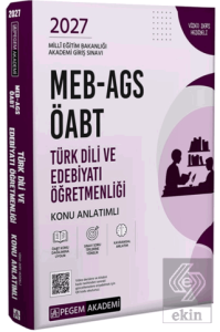 2027 MEB-AGS ÖABT Türk Dili ve Edebiyatı Öğretmenliği Konu Anlatımlı