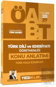 2027 MEB AGS ÖABT Türk Dili ve Edebiyatı Öğretmenliği Türk Halk Edebiyatı Konu Anlatımı