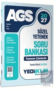 2027 MEB AGS Sözel Yetenek Tamamı Çözümlü Soru Bankası